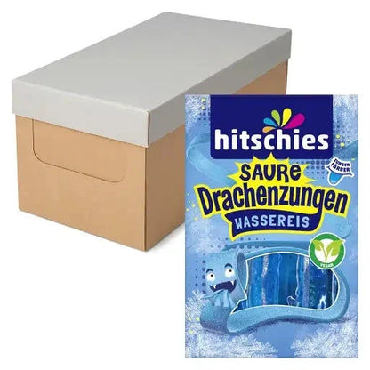 hitschies hitschies Saure Drachenzungen Wassereis Blau 24x 10x40ml im Karton candytoys.ch Switzerland