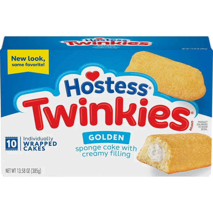 Hostess Twinkies 10er Packung, 385g - Schokoladengeschmack, weich und cremig