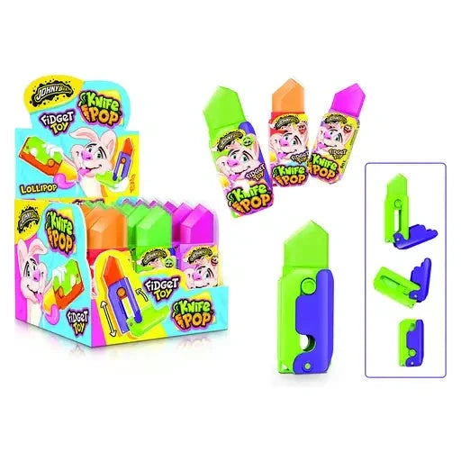 Johny Bee Johny Bee Knife Pop 18 Stück im Karton candytoys.ch Switzerland