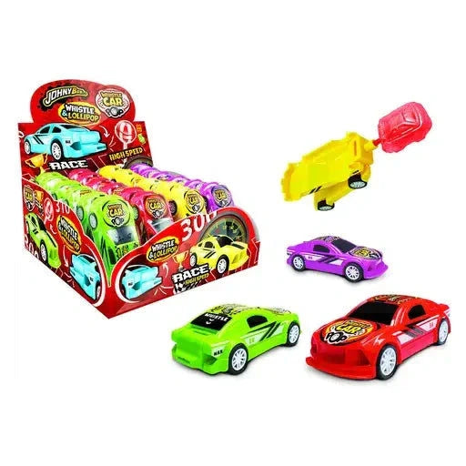 Johny Bee Johny Bee Whistle Car Pop 24 Stück im Karton candytoys.ch Switzerland