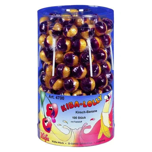 Küfa Küfa Kiba Lolly 100 Stück in der Dose candytoys.ch Switzerland