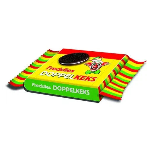 Karamelle Freddie Freddies Doppelkeks 100x11g Stück im Karton candytoys.ch Switzerland