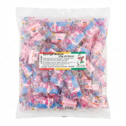 Karamelle Freddie Schaumzucker Sponge Mallow einzeln verpackt 45 Stück im Beutel candytoys.ch Switzerland