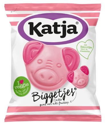 Katja Biggetjes Ferkel Fruchtgummi 70g - Fruchtige Tier-Süßigkeit
