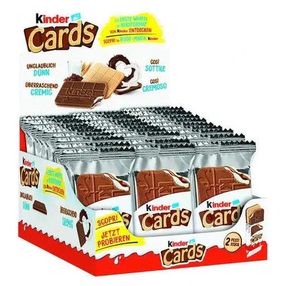Kinder Ferrero Kinder Cards 2er 30 Stück im Karton candytoys.ch Switzerland