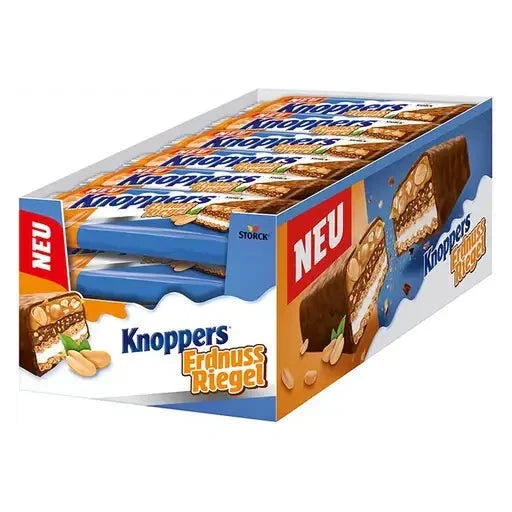 Knoppers Knoppers ErdnussRiegel 24x40g im Karton candytoys.ch Switzerland