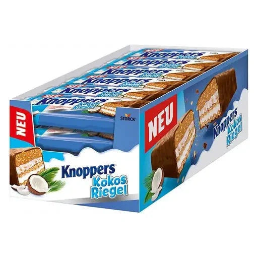 Knoppers Knoppers KokosRiegel 24x40g im Karton candytoys.ch Switzerland