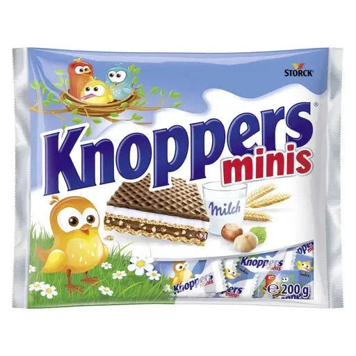 Knoppers Knoppers Minis 12x18 Stück im Karton candytoys.ch Switzerland