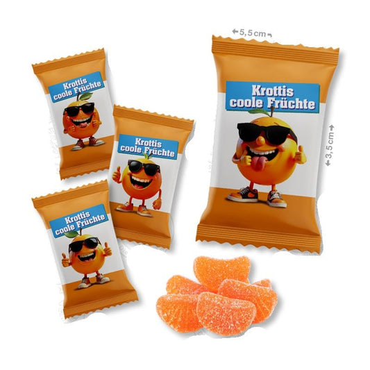 Krottis 100 x "Krottis Coole Früchte" je 4,5 g