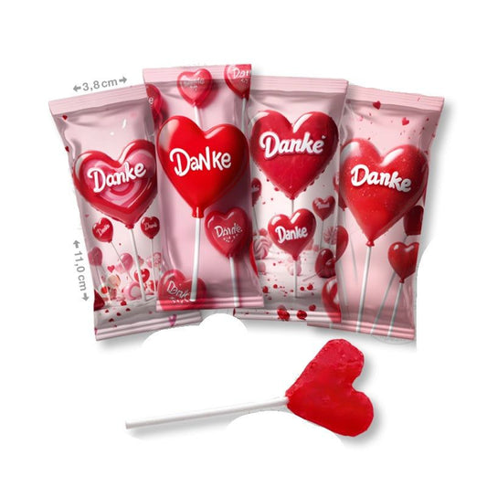 Krottis 100 x Lutscher "Danke" 500g