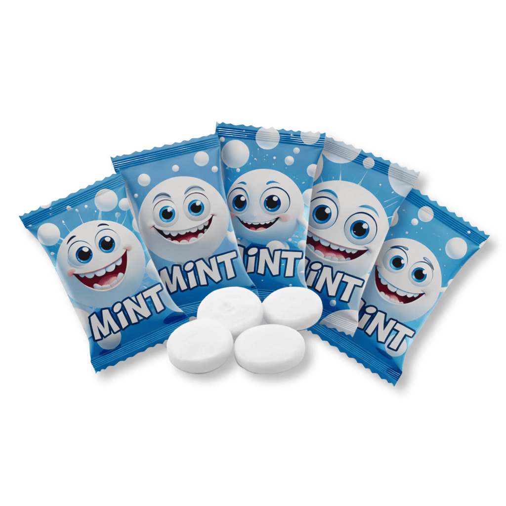 Krottis 200 x Kaugummi "Mint" 600g