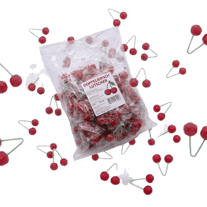 Krottis 50 x Kirschlollis – Süße Zwillingskirschen, einzeln verpackt
