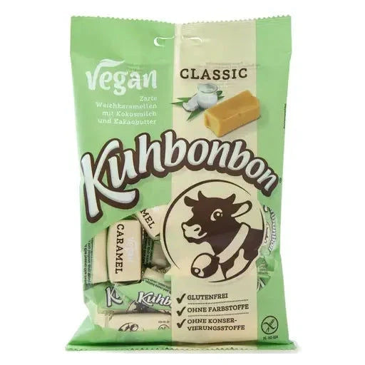 Kuhbonbon Kuhbonbon Caramel vegan 165g im Beutel candytoys.ch Switzerland