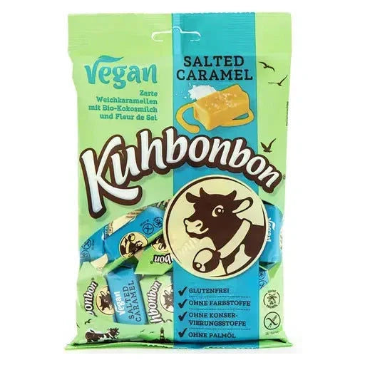 Kuhbonbon Kuhbonbon Salted Caramel vegan 165g im Beutel candytoys.ch Switzerland