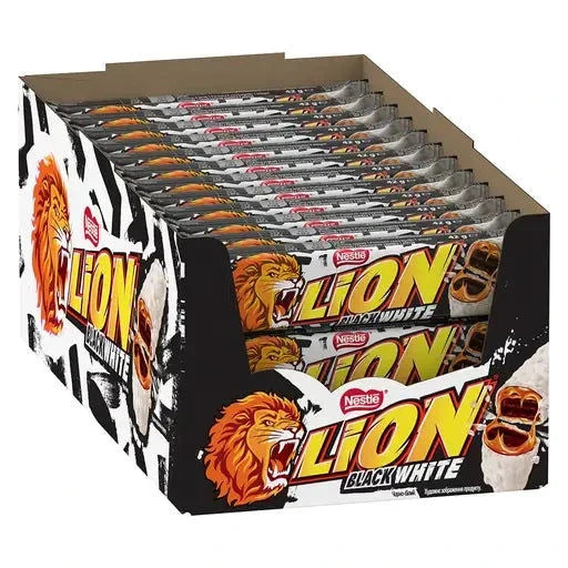 Lion Lion Black&White 24x42g im Karton candytoys.ch Switzerland