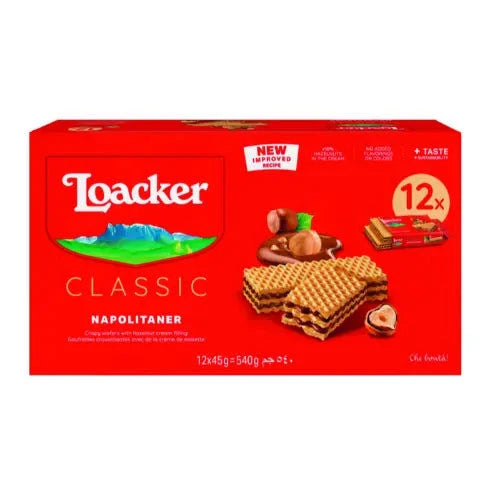 Loacker Loacker Classic Napolitaner 12x45g im Karton candytoys.ch Switzerland