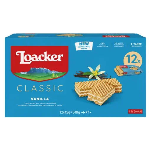 Loacker Loacker Classic Vanilla 12x45g im Karton candytoys.ch Switzerland