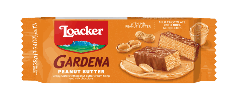 Loacker Loacker Gardena Peanut Butter 25x38g im Karton candytoys.ch Switzerland