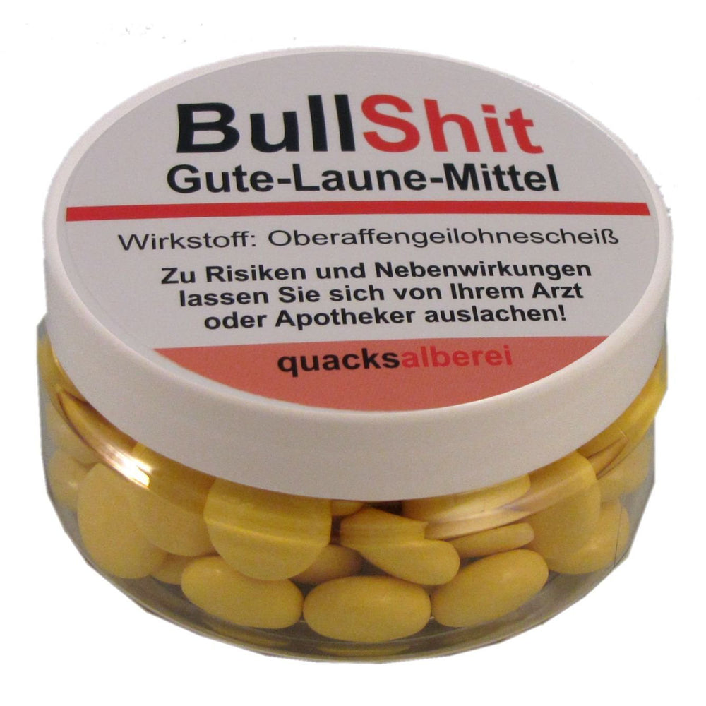 LUSTIGE PILLE "BULLSHIT GUTE-LAUNE-MITTEL"