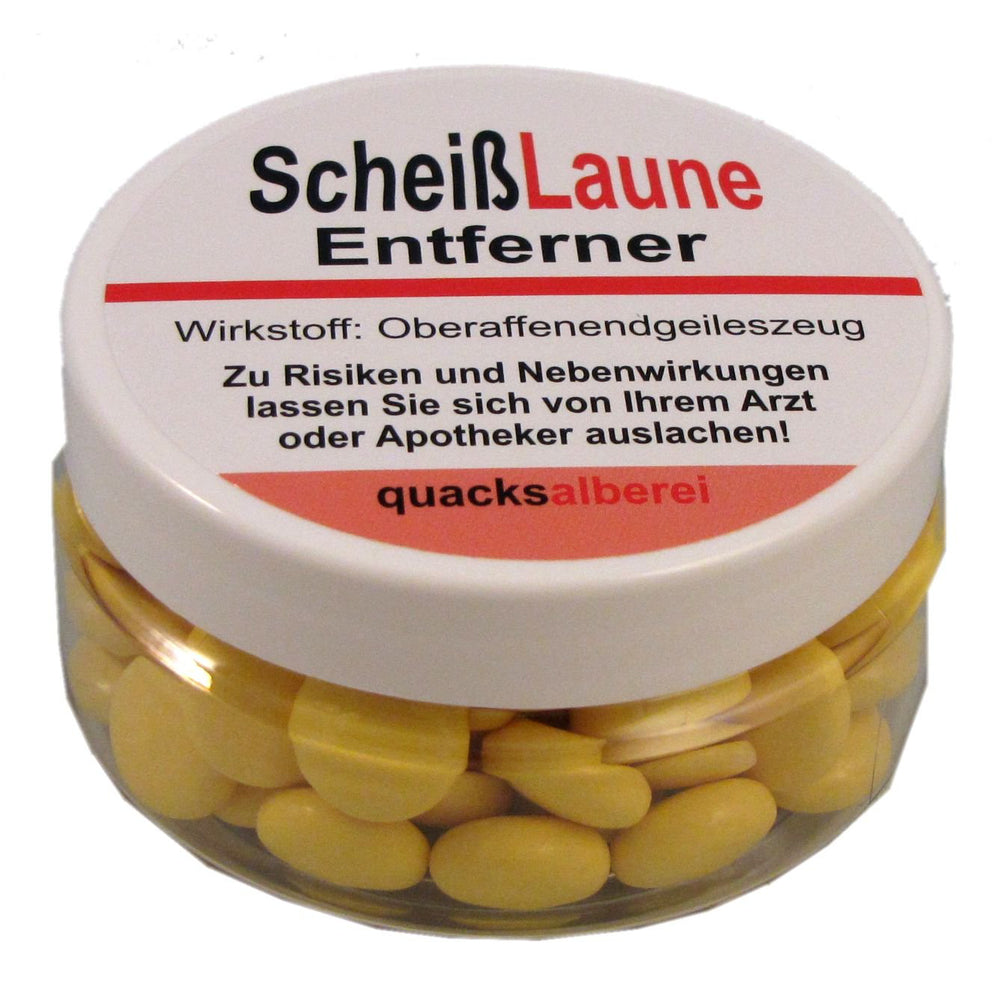 LUSTIGE PILLE "SCHEISSLAUNE ENTFERNER