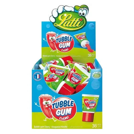 Lutti Lutti Tubble Gum Cherry 36 Stück im Karton candytoys.ch Switzerland