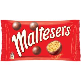 Maltesers Maltesers Schokoladenkugeln 1x37g, knusprig und schokoladig
