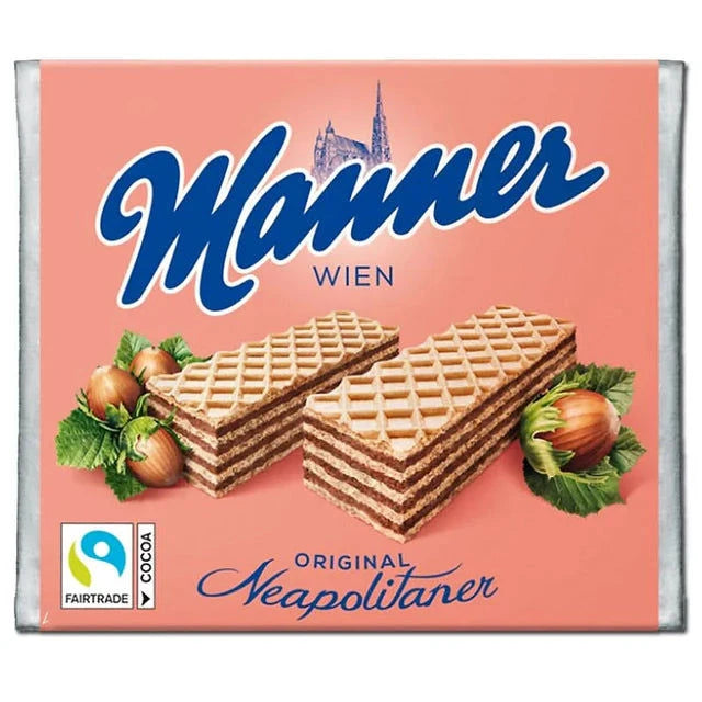Manner Neapolitaner Waffeln 75 g - Knusprig, Schokoladig, Vielseitig