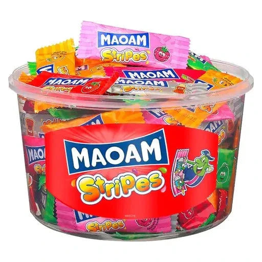 Maoam Maoam Stripes 100 Stück in der Dose candytoys.ch Switzerland
