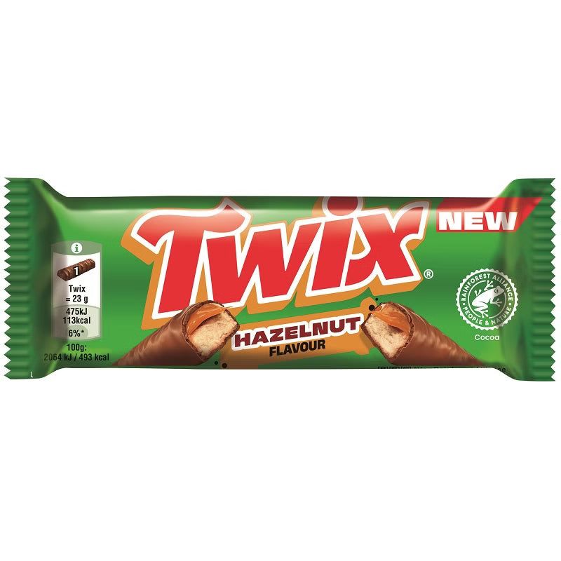 Mars GmbH Twix Haselnuss Geschmack, Schokolade, 1 Riegel 46g candytoys.ch Switzerland