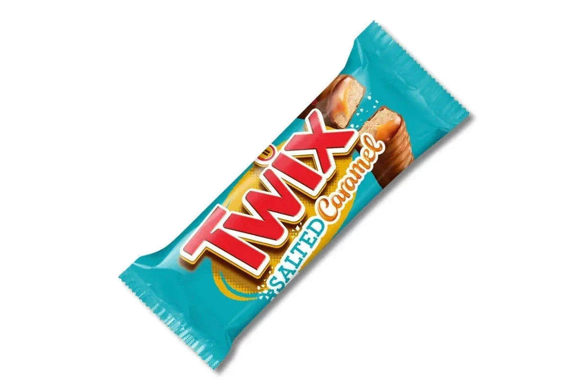 Mars GmbH Twix Salted Caramel Schokoriegel, 46g - Knuspriger Genuss