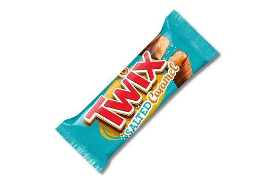 Mars GmbH Twix Salted Caramel Schokoriegel, 46g - Knuspriger Genuss