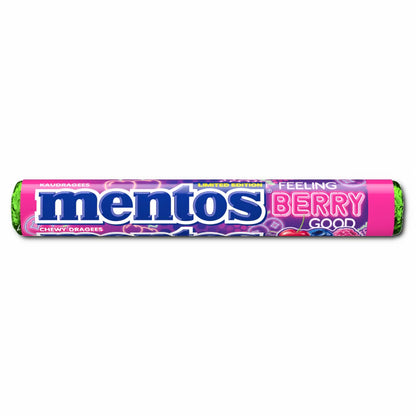 Mentos Feeling Berry Good Kaubonbon Rolle, 37,5g