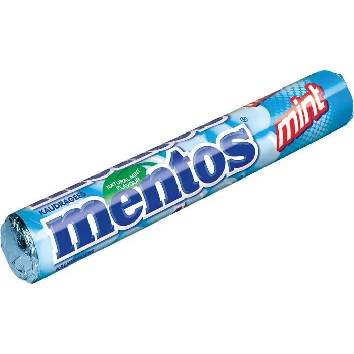 Mentos Frische Regenbogen- und Minzdragees 37,5g - 1 Rolle candytoys.ch Switzerland
