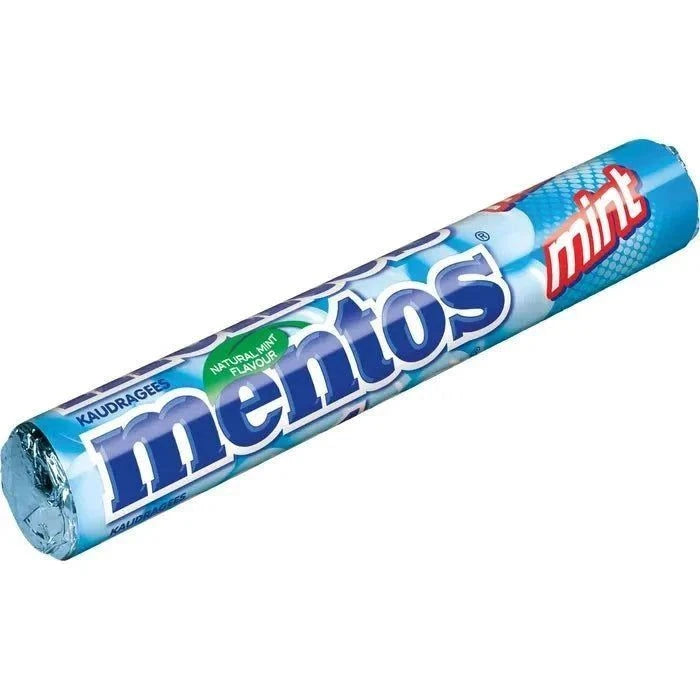 Mentos Frische Regenbogen- und Minzdragees 37,5g - 1 Rolle