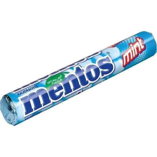 Mentos Frische Regenbogen- und Minzdragees 37,5g - 1 Rolle
