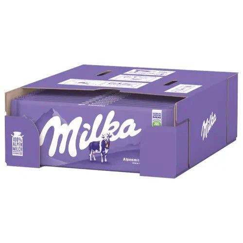 Milka Milka Alpenmilch 25x90g candytoys.ch Switzerland