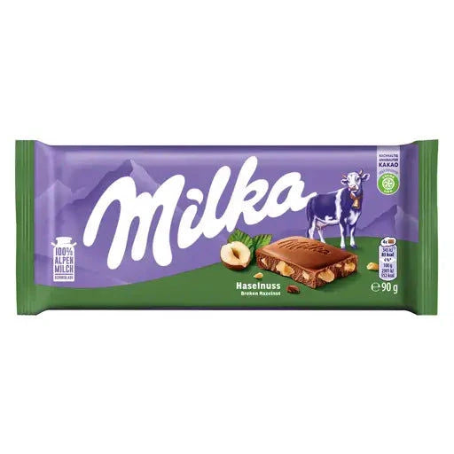 Milka Milka Haselnuss 24x90g candytoys.ch Switzerland
