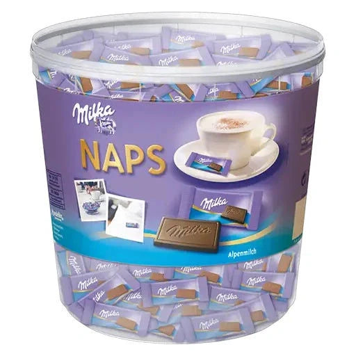Milka Milka Naps 1000g in der Dose candytoys.ch Switzerland