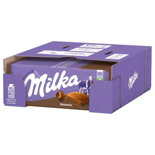Milka Milka Noisette 25x90g candytoys.ch Switzerland