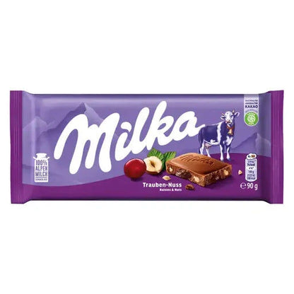 Milka Milka Trauben-Nuss 25x90g candytoys.ch Switzerland