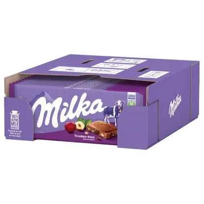Milka Milka Trauben-Nuss 25x90g candytoys.ch Switzerland