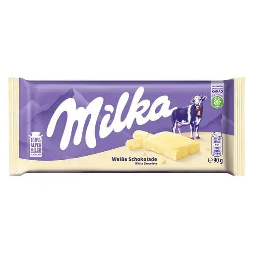Milka Milka Weisse Schokolade 90g candytoys.ch Switzerland