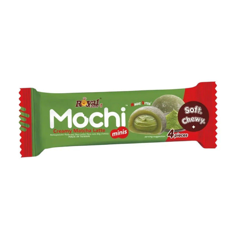 Mochi Royal Family Mochi Mini Cream Matcha Latte (Snack Pack) 1x40g