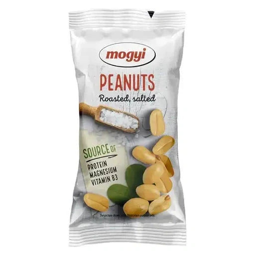 Mogyi Mogyi Erdnüsse (geröstet gesalzen) 50g 40 Stück im Karton candytoys.ch Switzerland