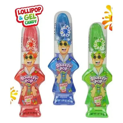 Mr. Squeezy Mr.Squeezy PopLollipop & Gel 12 Stück im Karton candytoys.ch Switzerland
