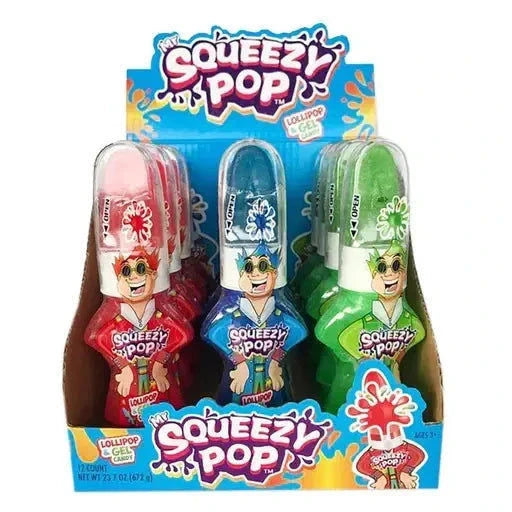Mr. Squeezy Mr.Squeezy PopLollipop & Gel 12 Stück im Karton