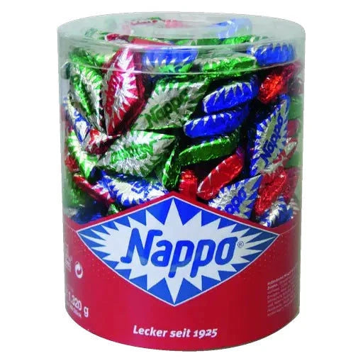 Nappo Nappo Zartbitter- Orginal 1320g in der Dose candytoys.ch Switzerland
