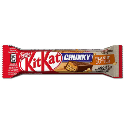 Nestle KitKat Chunky Erdnussbutter, 1 Riegel, knusprig und cremig candytoys.ch Switzerland