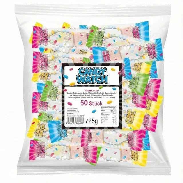 One Solution Traubenzucker Uhren 50 Stück – einzeln verpackt, ideal für den Snack candytoys.ch Switzerland