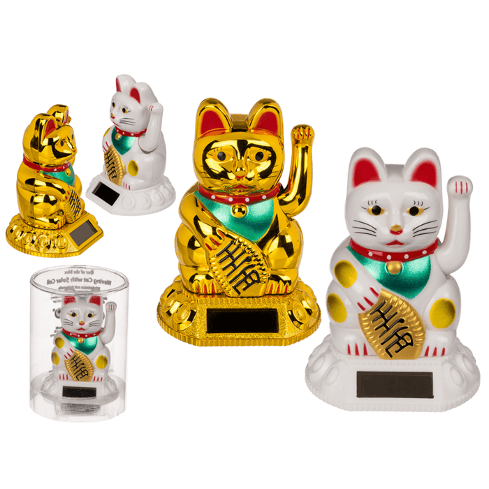 OOTB Winkekatze, mit Solarzelle, ca. 8 cm